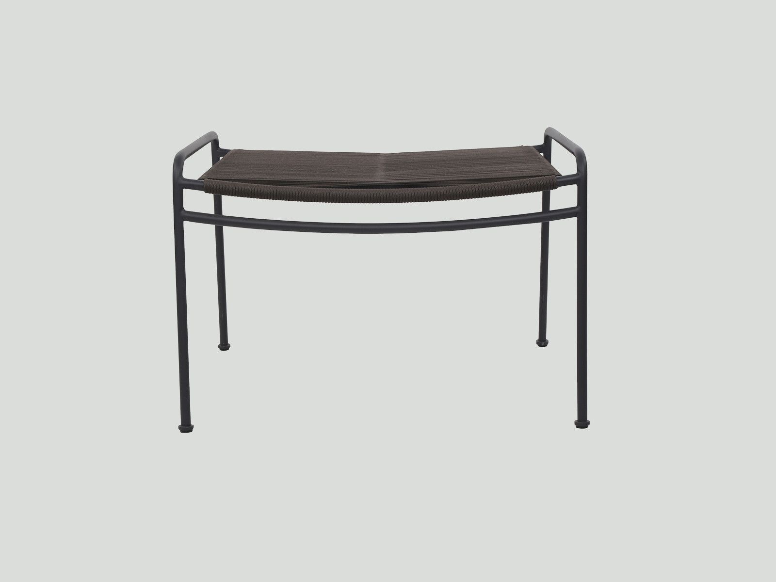 LOGAN FOOTSTOOL - CHARCOAL