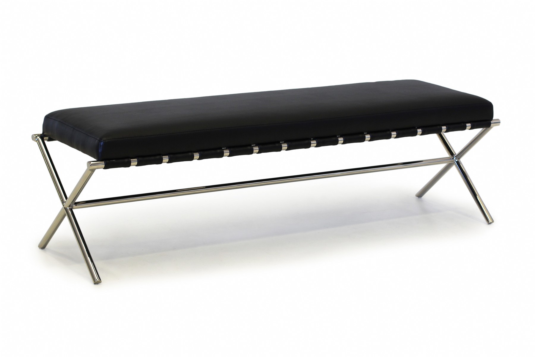 PANCA BENCH SEAT IN BLACK VINYL