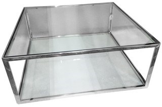 COFFEE TABLE SS SILVER