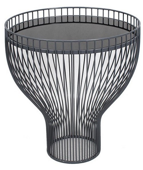 METAL ROUND SIDE TABLE